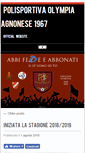 Mobile Screenshot of olympiaagnonese.it